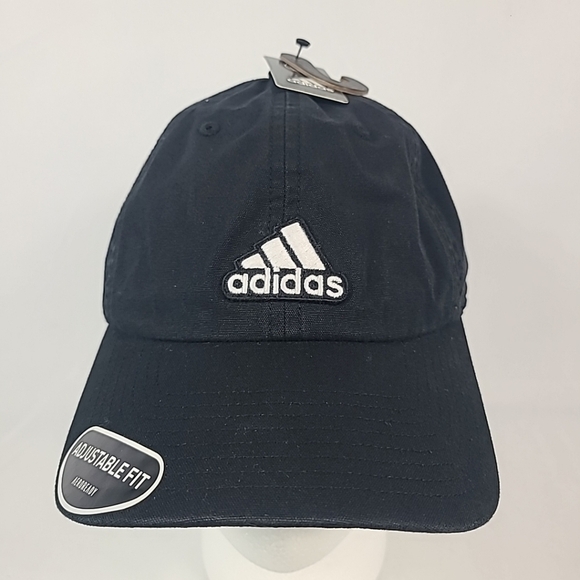 NEW Adidas Black Aeroready Cap Hat Men’s Adjustable Fit NWT - Picture 1 of 7
